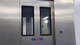 Воздушный шлюз для одного человека с автоматической дверью